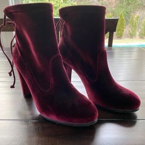 Stuart Weitzman Ankle Boots, “Wine”, 7.5